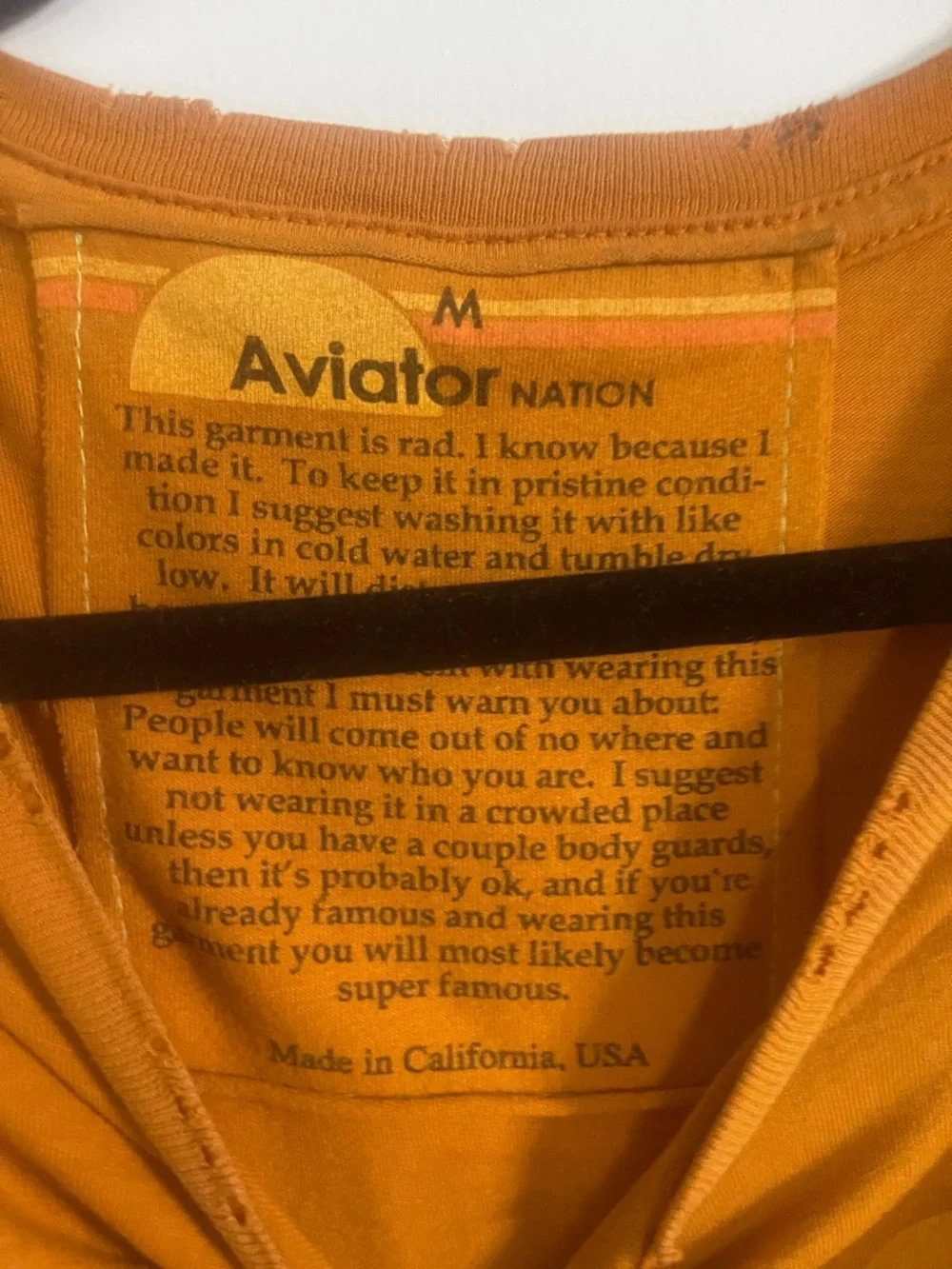 Aviator Nation Women's 'California' Graphic Tee - Rust - Picture 2 of 8